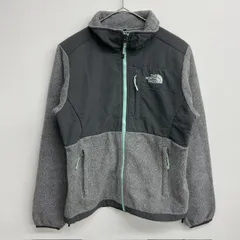 THE NORTH FACE フリースジャケット 胸ポケット POLARTEC デナリ バイカラー グレー ツートン【レディースXS】