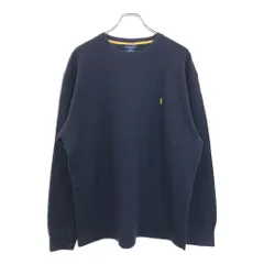 Polo by Ralph Lauren ポロ ラルフローレン 長袖サーマルＴシャツ 大きいサイズ ネイビー(メンズ 2XL)中古 古着 U2050
