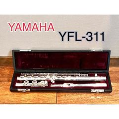 美品! 頭部管銀製ヤマハフルートYFL311 Eメカ付き - メルカリ