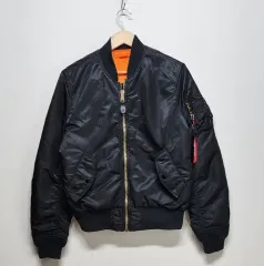 ALPHA INDUSTRIES(アルファ インダストリーズ) ALPHAINDUSTRIES MA-1 MA ー 1 フライトジャケット ブラック S