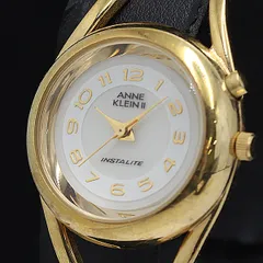 【外箱/新品電池】アンクライン ゴールド オーバル ドレス レディース 腕時計 外観美品/新品電池】アンクライン チェンジベゼル レディース