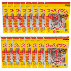 スッパイマン たねなし 15g 16袋 甘梅一番 上間菓子店 沖縄 土産 塩分 チャージ