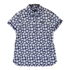 サイズ：S CALLAWAY キャロウェイ 2023年モデル 半袖ポロシャツ 花 総柄 ネイビー系 [240101491717] ゴルフウェア レディース ストスト