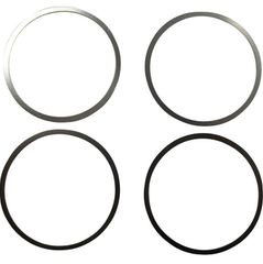 センターロック ディスクローター位置調整用スペーサー シム 0.2mm 4枚 音鳴り解消 タケスポシム