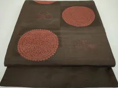 今河織物・木屋太のコプト柄袋帯、全通柄、通好み 今河織物・木屋太のコプト柄袋帯、全通柄、通好み