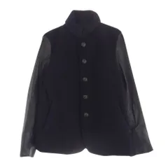 BLUE BLUE ブルーブルー ドリルメルトン バックスタイル アワード ジャケット ネイビー系 1【中古】のサムネイル
