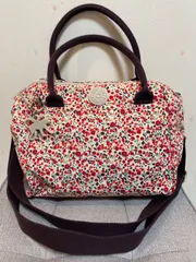 Kipling キプリング 花柄 トートバッグ ショルダー付き K16616-C69