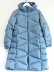 【208668】adidas アディダス  ロング　ダウン　ベンチコート 　キルティング　ナイロン  ・L CZ0629 ブルー