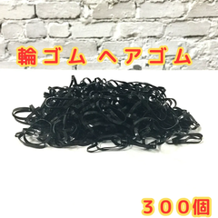 e094 【新品・未使用品】 輪ゴム ヘアゴム 300個 使い捨て からまない 髪ゴム おまとめセット ヘアアクセサリー キッズ 子供用 女の子 レディース 髪留め まとめ髪 髪飾り 平ゴム