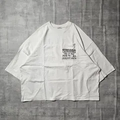 『 WILLYCHAVARRIA / ウィリーチャバリア 』 Earthday BUFFALO POCKET Tシャツ ( Lサイズ ) ホワイト色 洗練されたデザインを特徴とし、コインランドリーをイメージさせるプリントのサムネイル