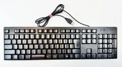 【HY】O【美品】ELECOM エレコム 有線フルキーボード TK-FCM085BK 日本語109キー メンブレン方式 排水機構付き コンパクト設計 USB接続 ブラック[送料無料(一部地域を除く)]HY002