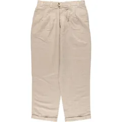 古着 90年代 リーバイス Levi's DOCKERS LOOSE FIT ツータック リネンパンツ スラックス USA製 メンズw34相当 ヴィンテージ/eaa535955
