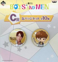 [중고] 배지 핀즈 (남성) 미즈노 카츠 캔 배지 세트 (2 개 세트) [이치 반 쿠지 BOYS AND MEN] C상