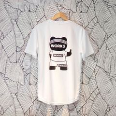 ☆新品☆　オリジナル Tシャツ　/ クマ柄バックプリント  KW-B03