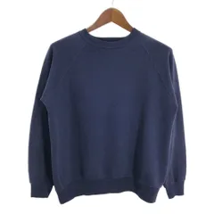 80年代 USA製 BASSETT-WALKER スウェット 無地 ネイビー (メンズ L) 中古 古着 S7575