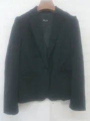 ◇ COMME CA ISM コムサイズム 長袖 ジャケット サイズ7 ブラック レディース P  【1302020008066】