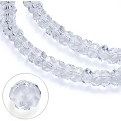 ボタンカット水晶【外径5mm×厚み3mm】手芸 天然石 クリスタル クォーツ ビーズ パワーストーン【50粒入り】 BCQ-002