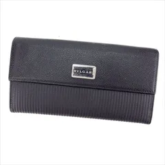 ☆*☆様 大特価セール中❗️【美品】BVLGARI ミレリゲ 長財布 ブラック BVLGARI ブルガリ 長財布 ミレリゲ 財布 三つ折り ブラック