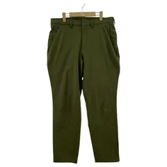 美品 adidas アディダス タグ付き テーパード スラックスパンツ sizeO/オリーブ