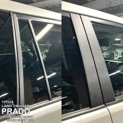 【松印】車種専用 ドアピラーステッカー トヨタ ランドクルーザープラド TRJ150W GRJ150W GRJ151W  GDJ150W GDJ151W J150