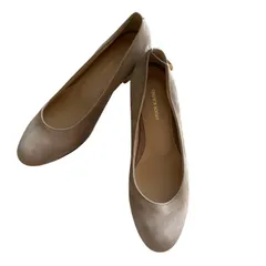 TR2 MODE KAORI モードカオリ パンプス ヒール スエード ベージュ レディース22.5cm