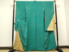 平和屋着物＊夏物 小紋 紗 吉祥文 正絹 逸品 CAAT1391ev