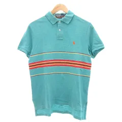 ポロ バイ ラルフローレン Polo by Ralph Lauren 国内正規 CUSTOM FIT ポロシャツ 半袖 M エメラルドグリーン /UO