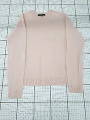 ◇ ⊆ ユニクロ カシミヤ100% 長袖 3D クルーネック セーター サイズS ピンク系 レディース E  【1508260057783】