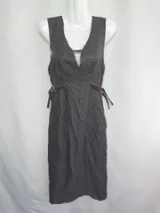 ◇ ⊇ JUNOAH ジュノア - ロング丈 ワンピース サイズM ブラック レディース E  【1409100059656】