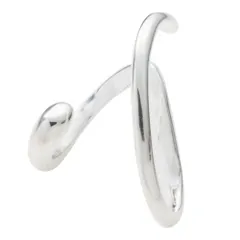 【シルバー × フリーサイズ】[Cream dot. クリームドット公式] イヤーカフ レディース 925 イヤーカフ silver925 金属アレルギー sv925 刻印あり レイヤード風 変形 片耳用 メタル 大人