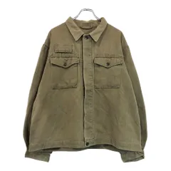 70年代 チェコ軍 フィールドジャケット ヴィンテージ ユーロ ミリタリー ブラウン(メンズ L相当)中古 古着 U6561