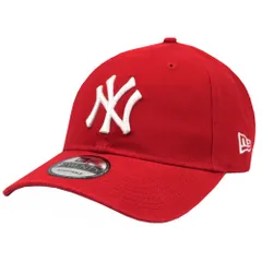 ニューエラ キャップ ミニロゴ NewEra ニューヨーク・ヤンキース 9TWENTY MLB LA NY メジャーリーグ メンズ レディース 帽子 定番 レッド