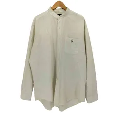 ラルフローレン RALPH LAUREN CLASSIC FIT ポニー刺繍 バンドカラーシャツ メンズ import：XL 