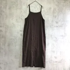 LAVEANGE ラビアンジェ　ロングキャミワンピース　ブラウン　レディース　LLサイズ