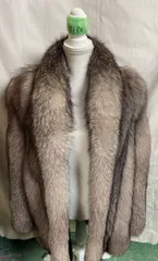 金サガ♡美品✨サガフォックスロイヤル　シルバーフォックスファーコート　ショール 金サガ♡美品✨サガフォックスロイヤル シルバーフォックス