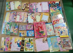 大幅値下げ ディズニー 平成レトロ メモ帳 便箋 封筒 レトロ まとめ売り