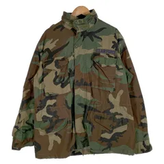 80's U.S.ARMY 米陸軍 M-65 フィールドジャケット ミリタリー カモフラージュ 87年会計 Size L-R