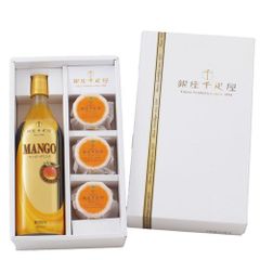「銀座千疋屋」 マンゴードリンク＆まるごとみかんぜりぃ (ドリンク900ml 1本・ゼリー3個)