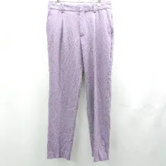 ◇ ⊂ UNITED ARROWS ユナイテッドアローズ テーパードパンツ サイズ36 パープル レディース E  【1503060026380】