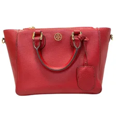 ♪2915 ToryBurchトリーバーチ 2waybag 赤 中古 RED