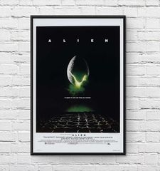 【フレーム付-黒-】 映画ポスター エイリアン Alien リドリースコット A3サイズ US版 mi1