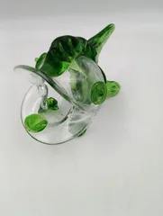 【K-1560】魚 オブジェ 沖縄? 琉球ガラス? 灰皿 ?