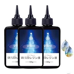 JieMinya レジン液 大容量 300g UV-LED対応 ハードタイプ 高透 低刺激性 急速硬化 黄変なし DIY手作り装飾 0のサムネイル