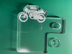 自賠責ステッカープレート　ドリーム50　シルエット　DREAM50