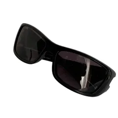 OAKLEY HIJINX Crystal Black×新品社外偏光レンズ交換済 中古