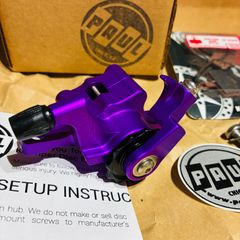 【未使用】 Paul KLAMPER ポール クランパー メカニカル ディスク ブレーキ キャリパー パープル 機械式 ポストマウント ロングプル 1個