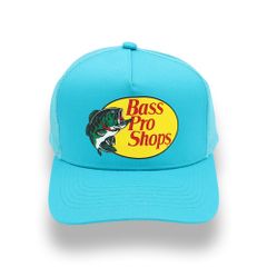 日本未発売 バス プロ ショップス メッシュ トラッカー キャップ / BASS PRO SHOPS MESH TRUCKER CAP [AQUA]