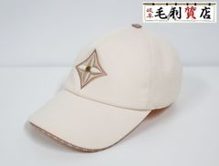 ルイヴィトン LOUIS VUITTON キャップLVデー M77809 ロゴ ジャガード ベージュ タグ切れ有 レディース【中古】帽子