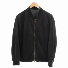 コムサイズム COMME CA ISM ジップアップジャケット ブルゾン M 黒 ブラック /FF ■MGのサムネイル