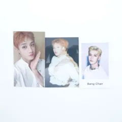 Stray Kids バンチャン 日本アルバム封入トレカ タワレコ購入限定トレカ ポップアップフォトカード 3枚セット ストレイキッズ  スキズ